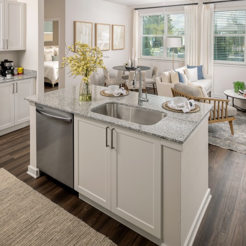 Generous living spaces with beautiful natural lighting